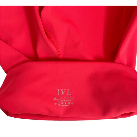 New IVL Collective Revolve Hot Pink Bike Shorts Size 2 Neon Vibrant - Picture 4 of 5